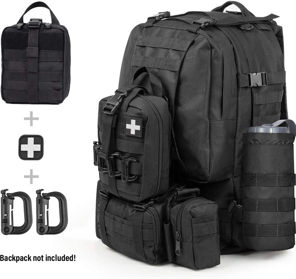 La bolsa médica militar de primeros auxilios BlackTactical incluye un parche de la Cruz Roja - 5