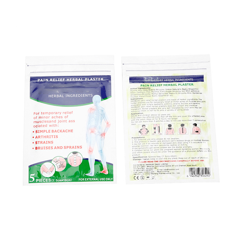 Plester Herbal Pereda Sakit Pereda Nyeri Transdermal Berpori Cina - 1