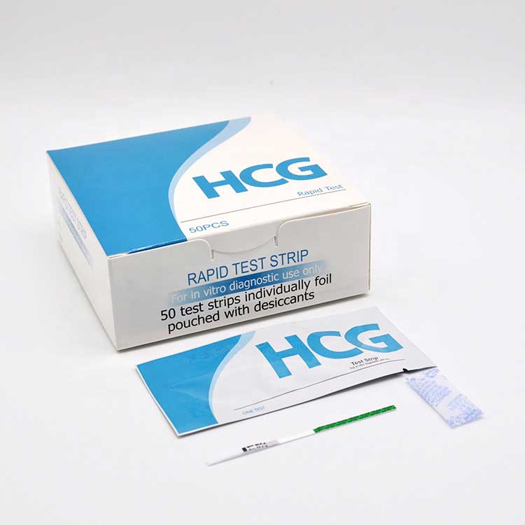 Colloidal Gold One-step Rapid Urine Hcg Pregnancy Test Strip - 5 