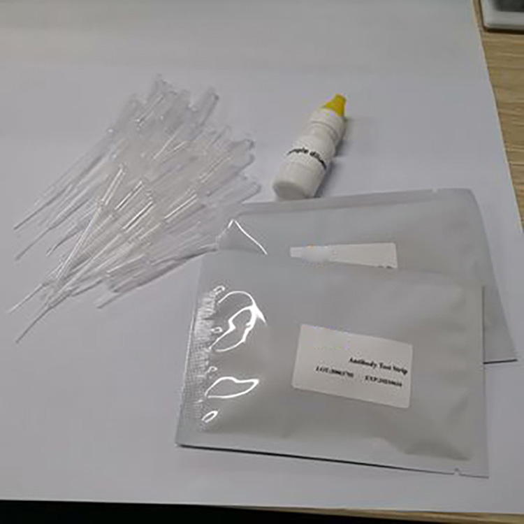 Covid-2019 Kit de anticuerpos de oro coloidal Igm Igg Kit de prueba rápida de antígenos - 1 