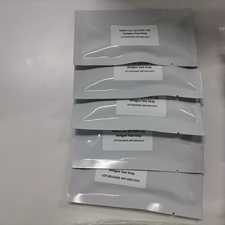 Covid-2019 Kit de anticuerpos de oro coloidal Igm Igg Kit de prueba rápida de antígenos - 5 