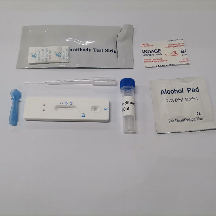 Kit Antibodi Emas Koloid Covid-2019 Igm Igg Rapid Antigen Test Kit
