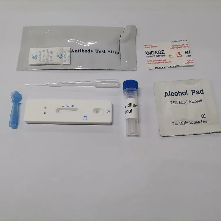 Kit Antibodi Emas Koloid Covid-2019 Igm Igg Kit Uji Antigén Rapid