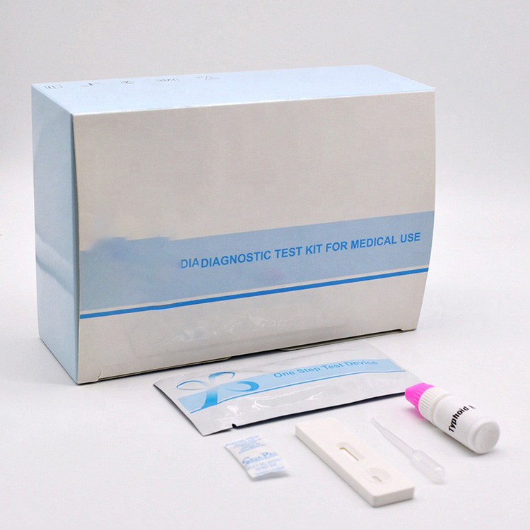 Casete rápido médico desechable del equipo de la prueba del antígeno tifoideo de la salmonela - 5