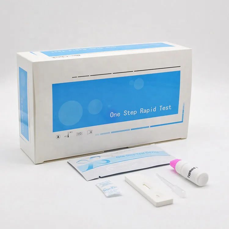 Dispoable Médis Salmonella Typhoid Antigen Rapid Test Kit Kaset