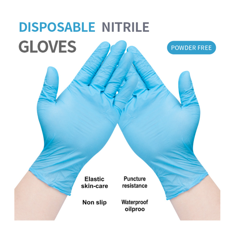Disposable Blend Synthetic Examination Gloves Nitrile