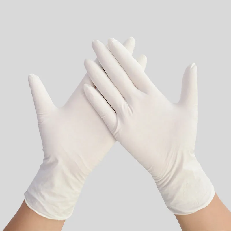 Jednorazowe rękawiczki lateksowe