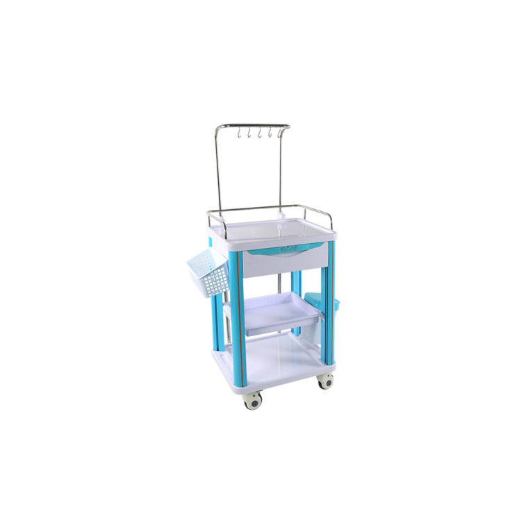 First-aid ABS Medicine Delivery Trolley - 2 