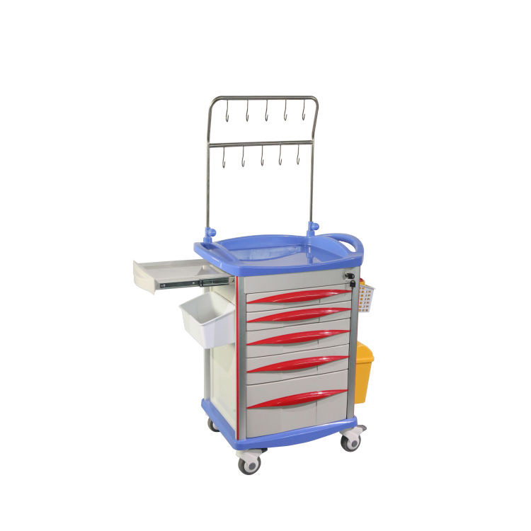 First-aid ABS Medicine Delivery Trolley - 6
