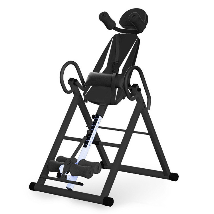 Máquina de parada de manos con tabla de inversión de terapia de gravedad trasera plegable de fitness - 5 