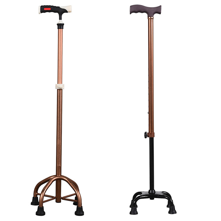 Four-legged Adjustable Walking Crutches Disabled Walkers Walking Sticks - 5
