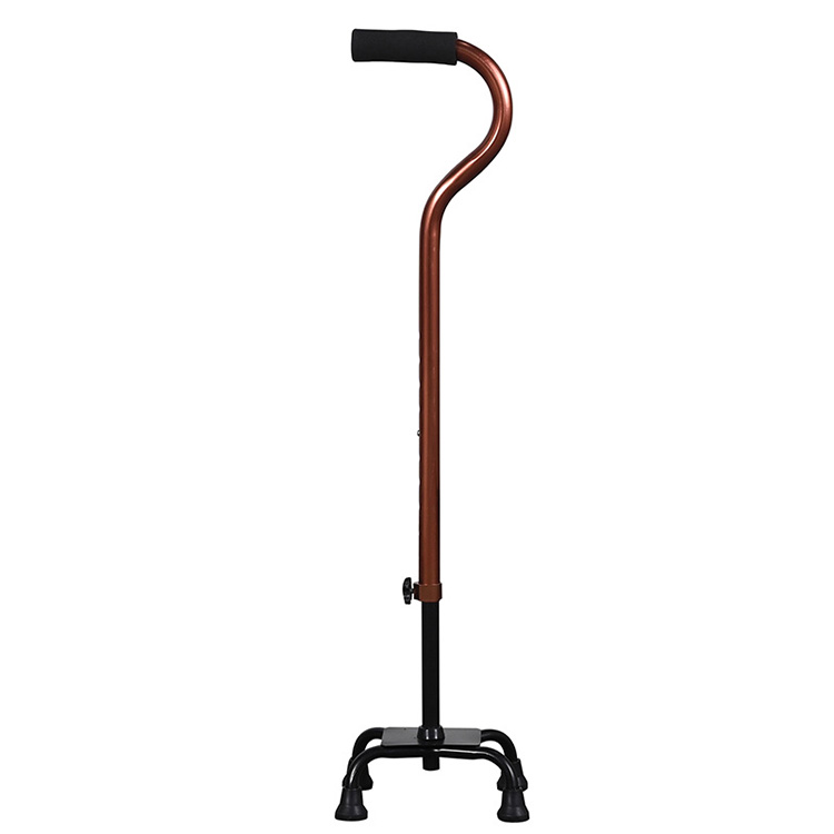Four-legged Adjustable Walking Crutches Disabled Walkers Walking Sticks