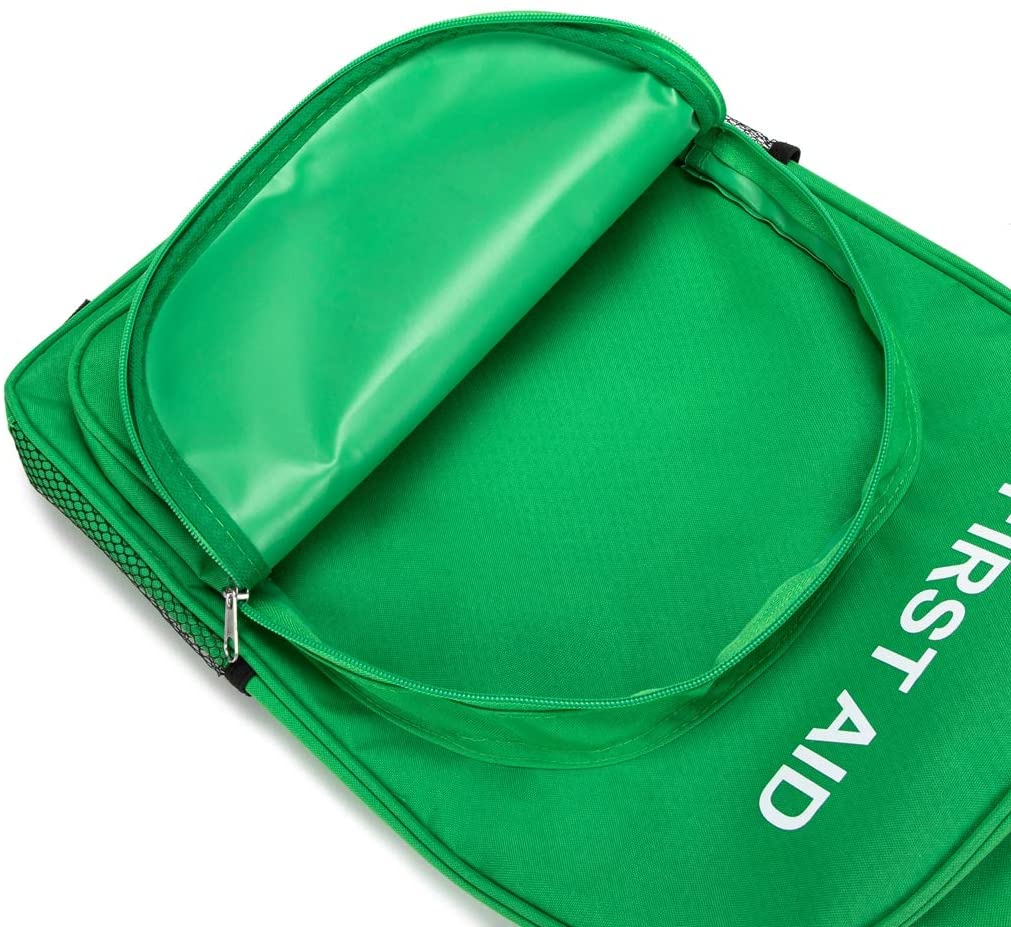 Green Nylon First Aid Backpack Bag - 5 