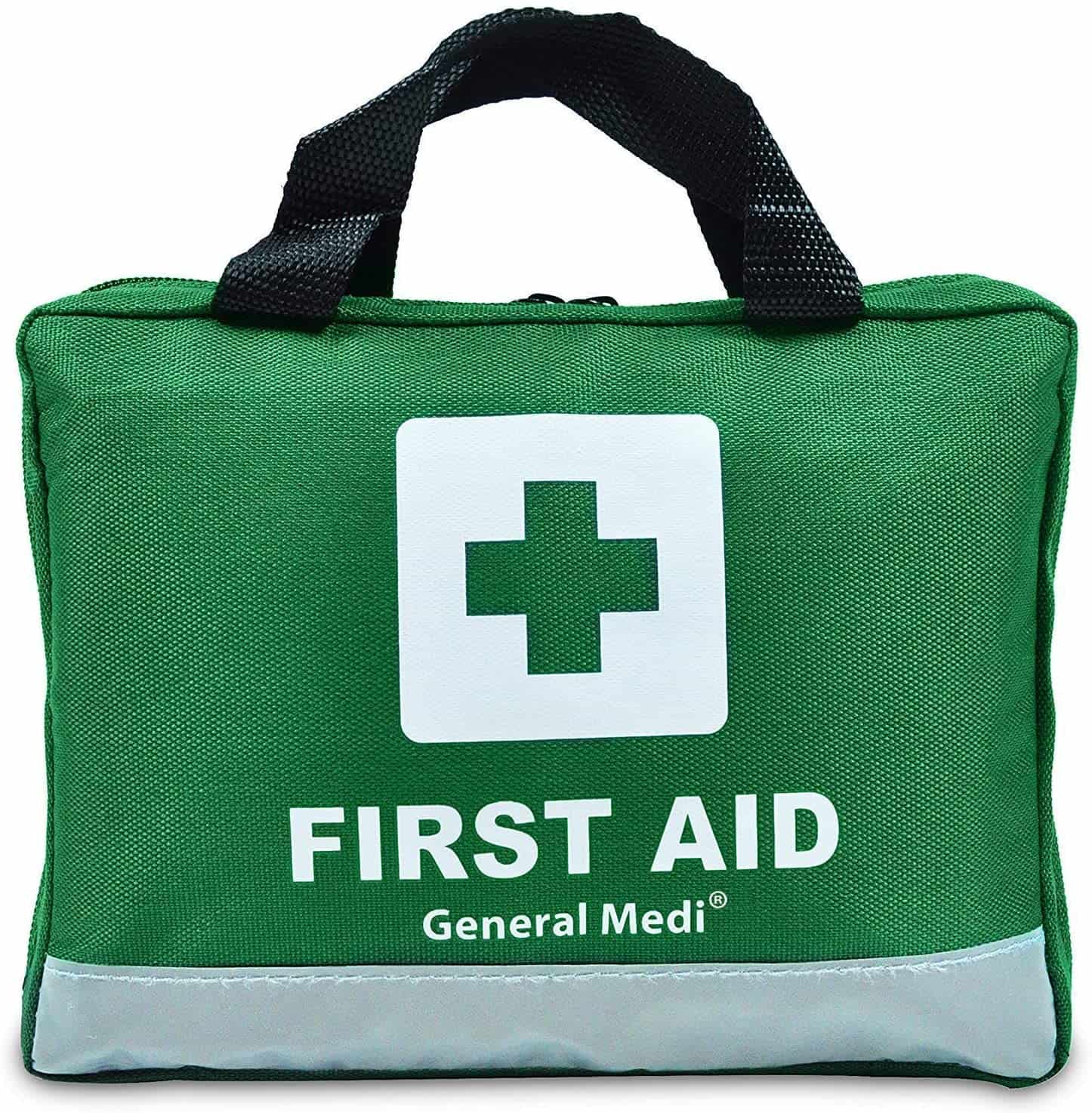 Green Polyester First Aid Bag