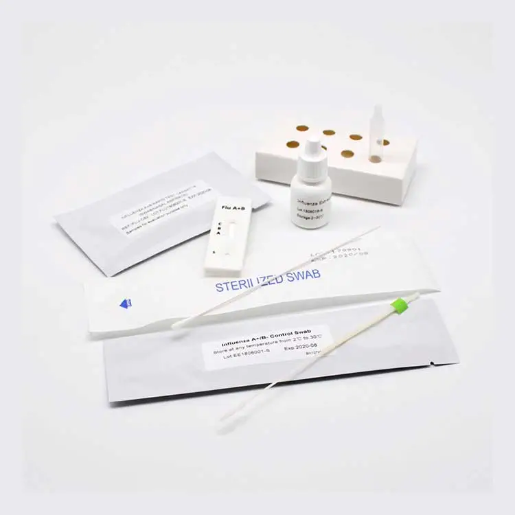 H1n1 Virus Influenza A + b Swab / nasal Aspirate Rapid Test Kit