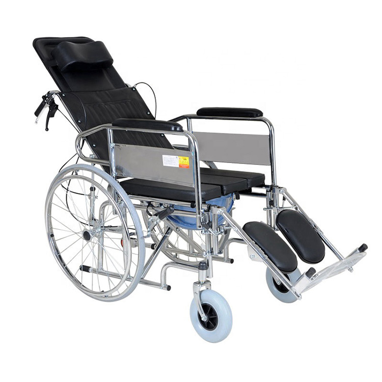 Handicapped Fixed Commode Wheelchair - 1 