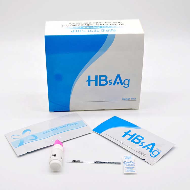Kit de tiras para teste rápido de antígeno de Hepatite B