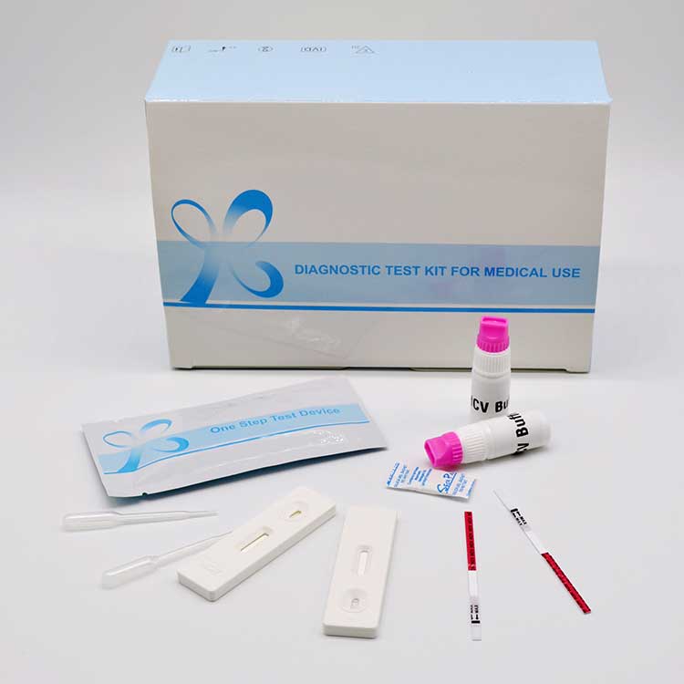 High Sensitivity Hepatitis C Virus One Step Rapid Test Strip - 5 