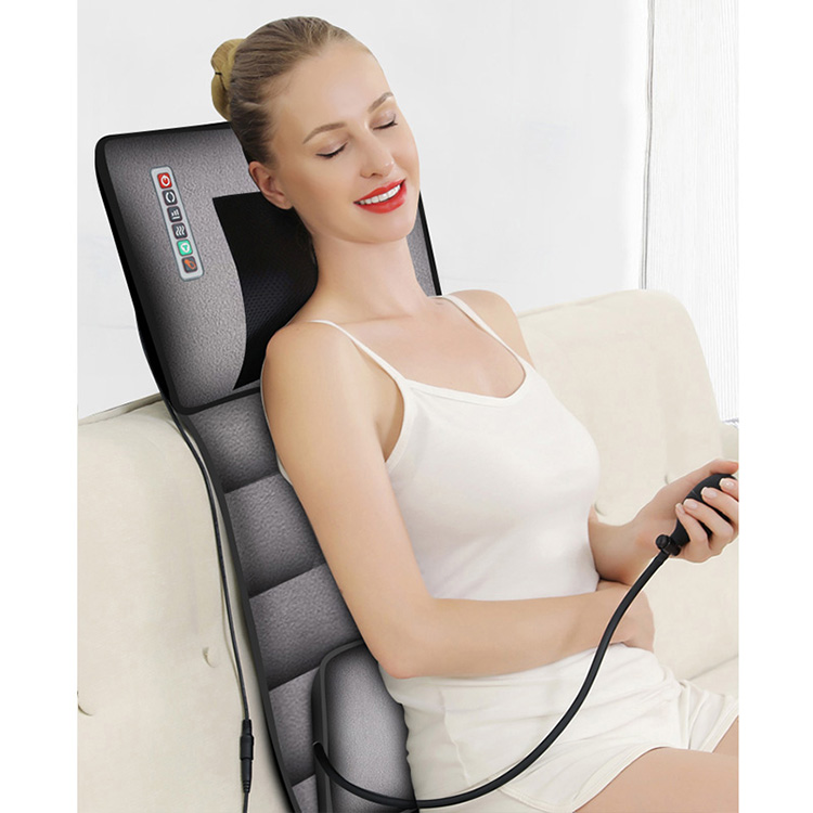 Cojín eléctrico de masaje de cuerpo completo con rodillo infrarrojo Shiatsu para amasar - 1 
