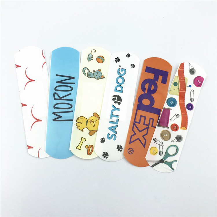 Medical Cartoon Colored Band Aids - 4 