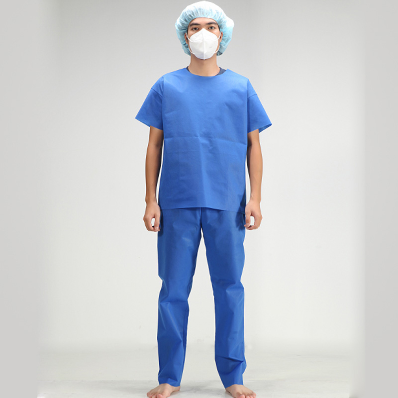 Medisinsk pasient ugjennomsiktig pyjamas scrubs uniformer