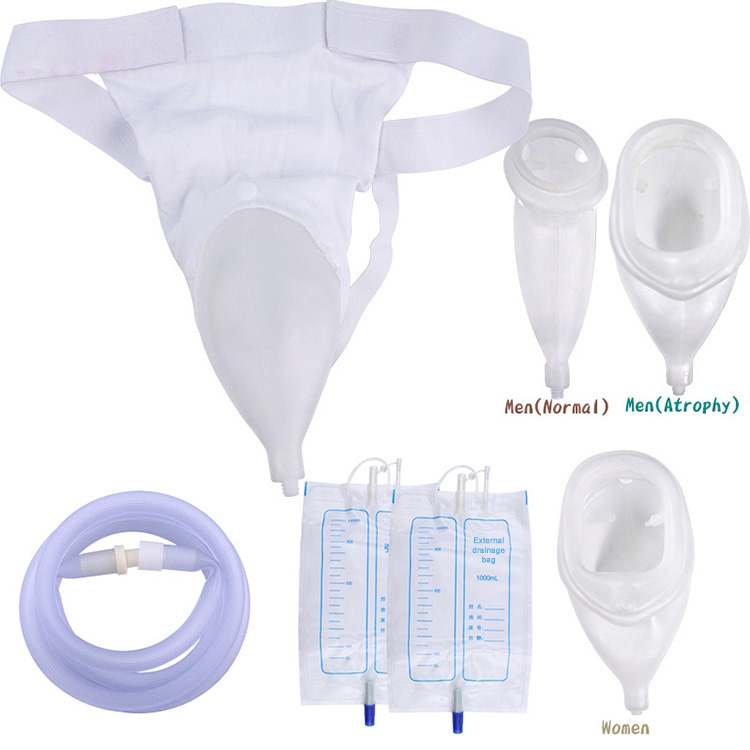 Medical Silicone Urine Collector Bag for Men - 1