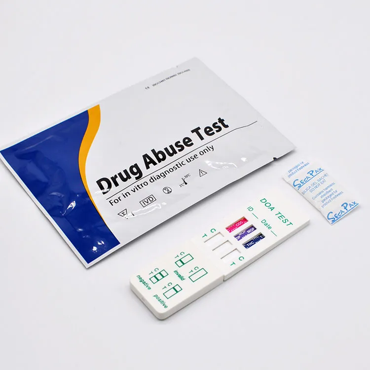 Multi Narkoba 3 Dina 1 Test Panel Nyalahgunakeun Narkoba Test Kit