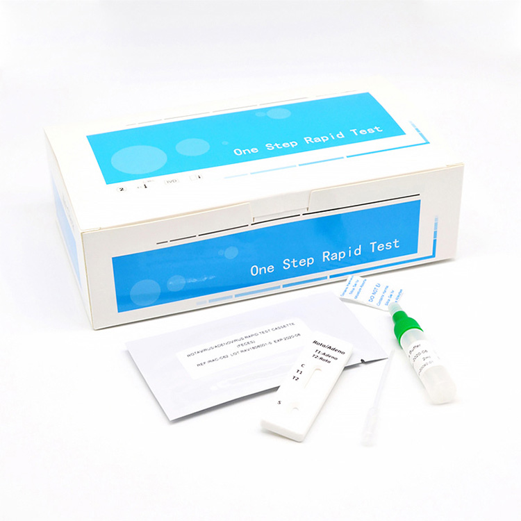 One Step Diagnostic Rotavirus Adenovirus (feces) Combo Rapid Test Cassettes - 5
