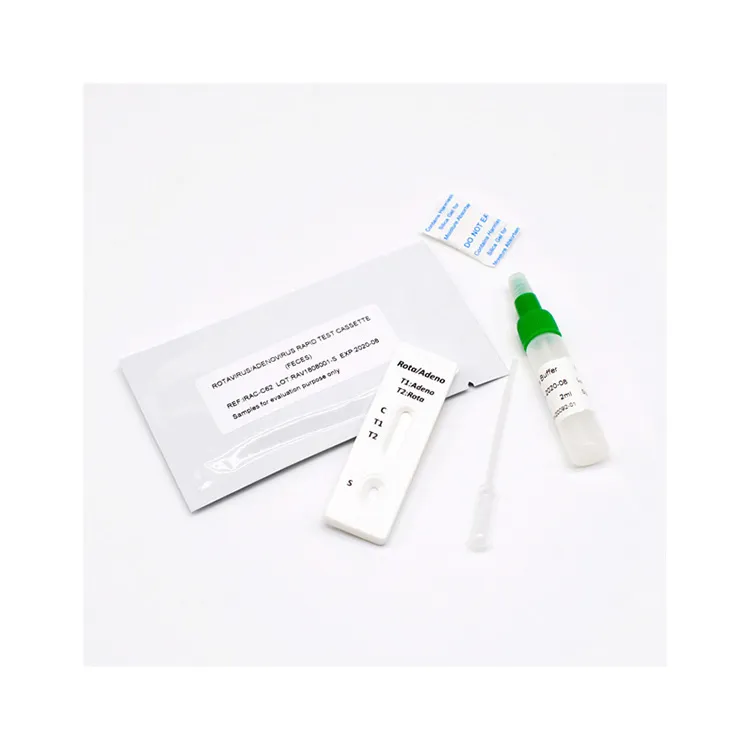 One Step Diagnostic Rotavirus Adenovirus (feces) Combo Rapid Test Kaset