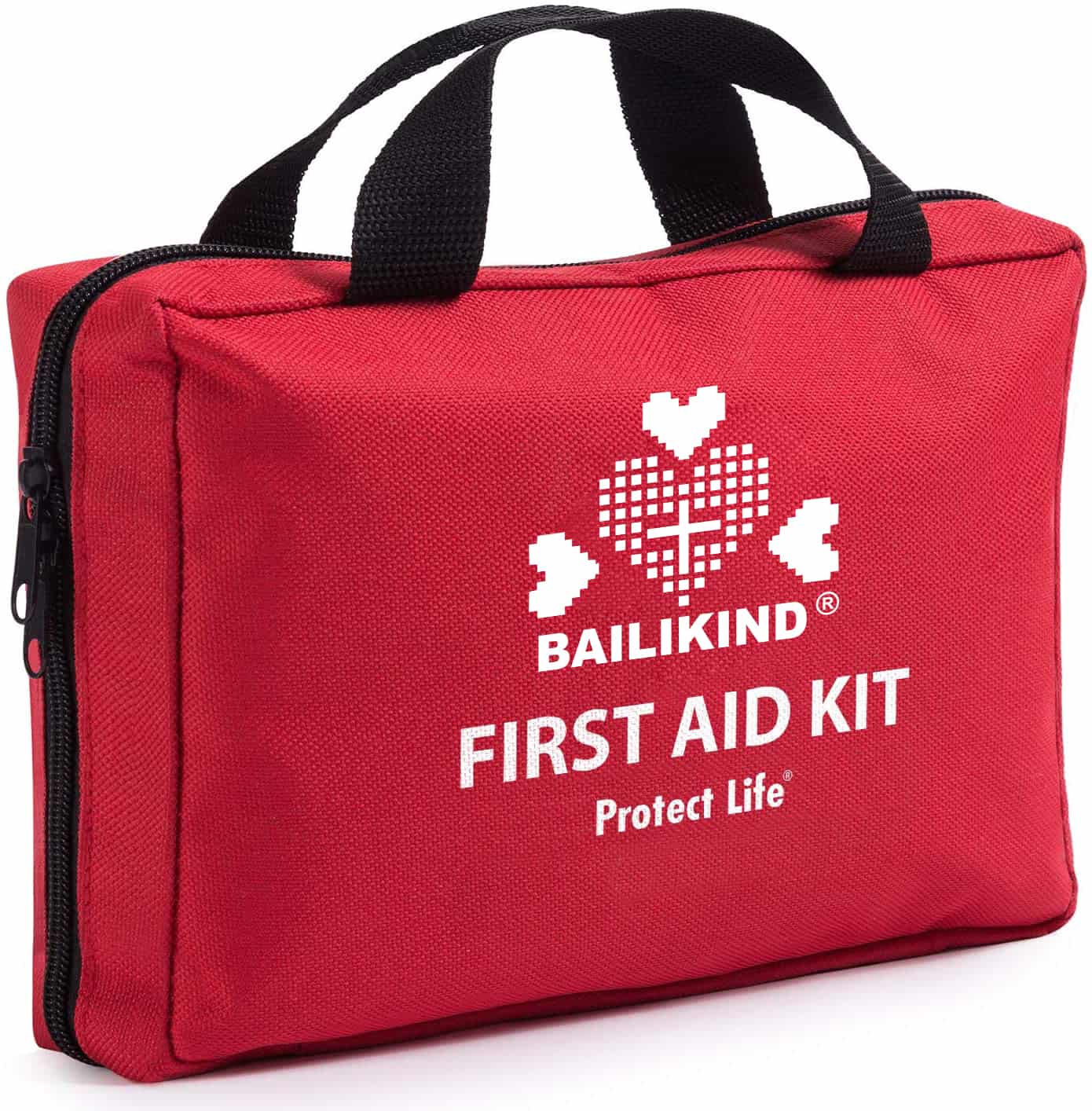 Pulang First Aid Bag para sa Kotse
