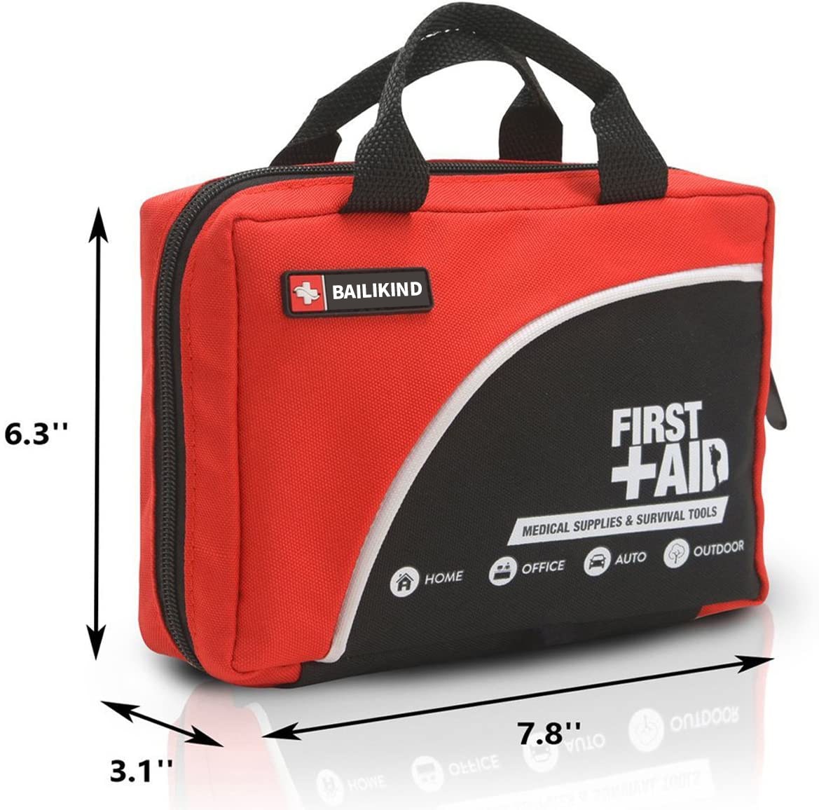 Red First Aid Hand Luggage Bag