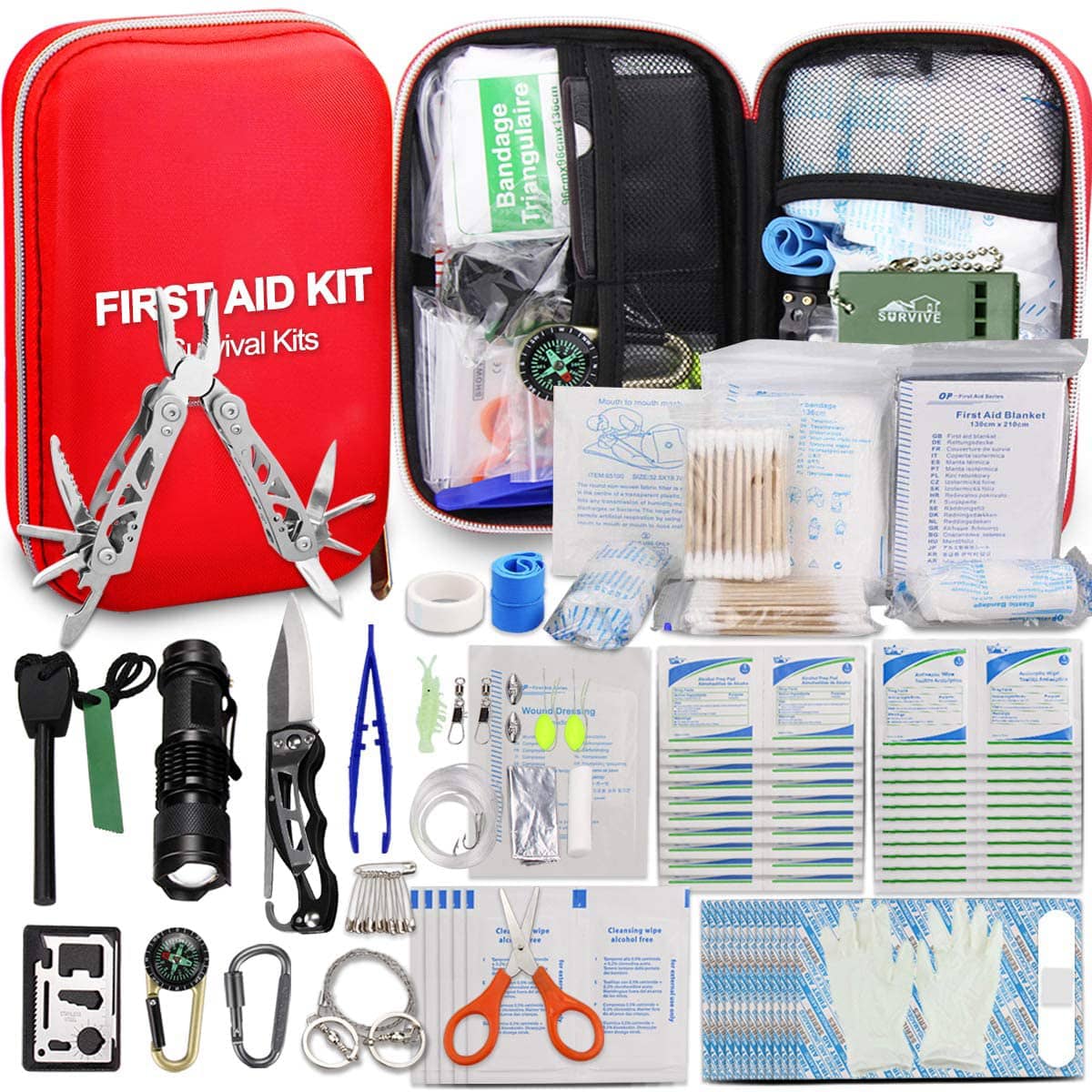 Red Hard EVA First Aid Little Case for Home