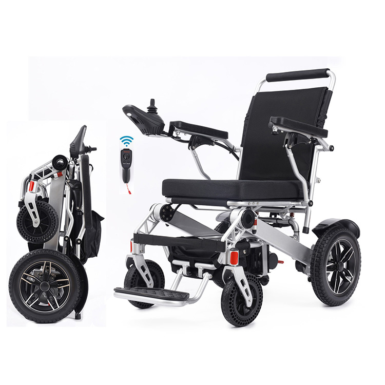 Remote Control Folding Wheelchair Electric Lightweight Power Wheelchair - 5 