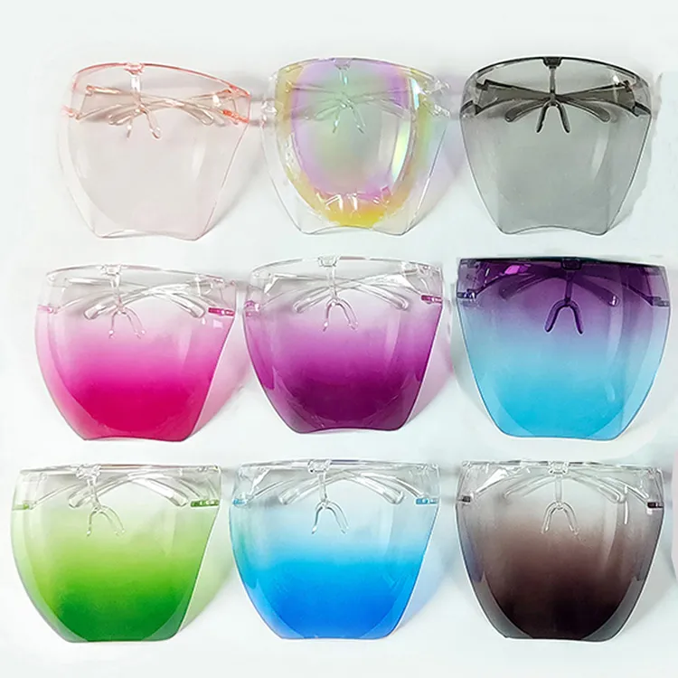 Transparent Plastic Anti-fog Face Glasses Shield
