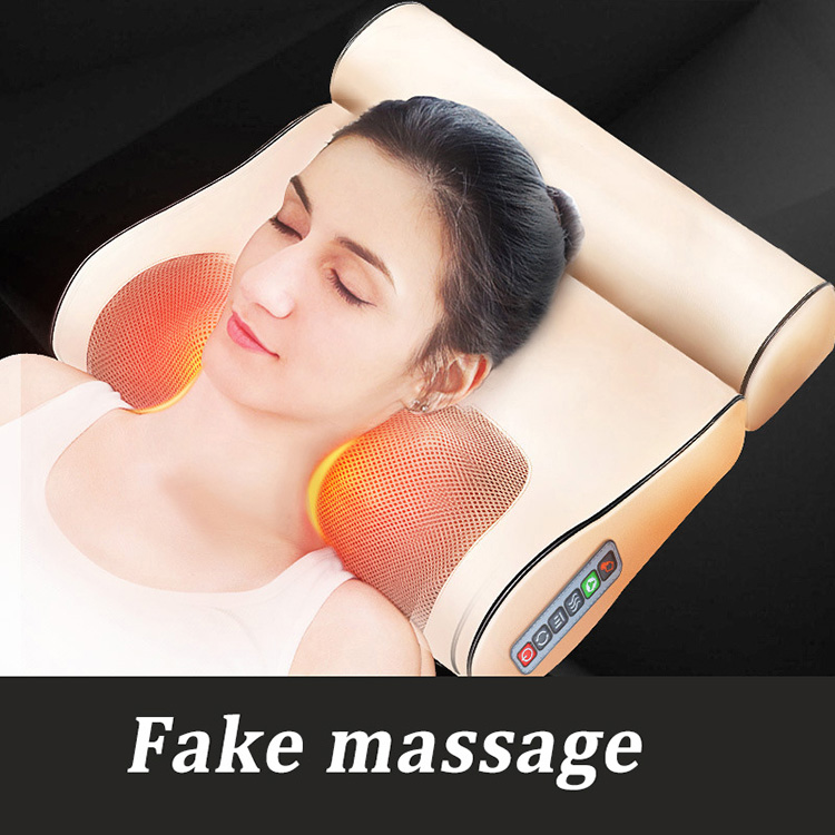 Travelling Portable Wireless Multifunctional Colorful Massage Pillow - 1 