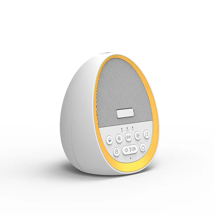 Máquina de dormir de ruído branco com 7 luzes led de respiração