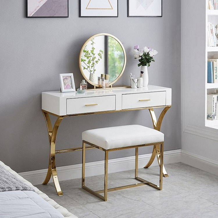 Piano White Make-up Table and Stool: Perfectly adding to your beautiful heart