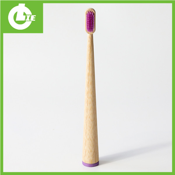 Bambuko dantų šepetėlis su didele uodega