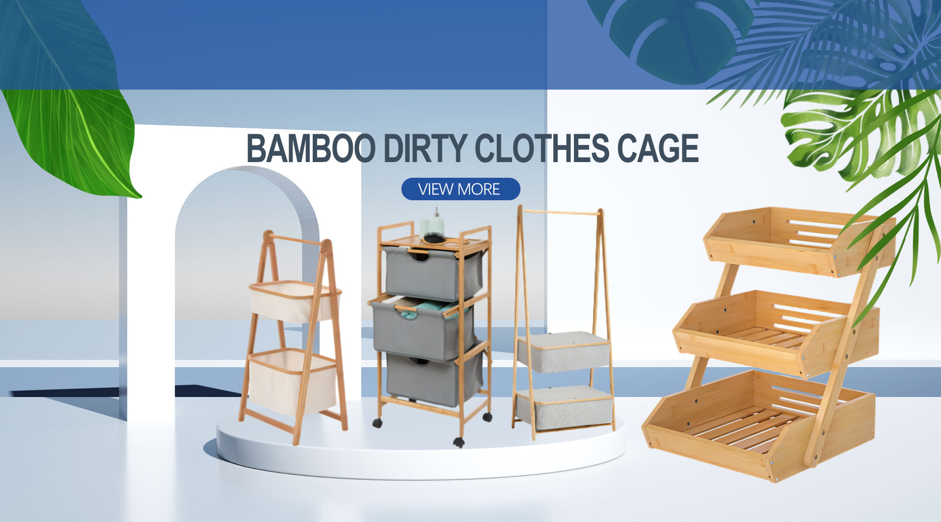 Předměty bambusového nábytku