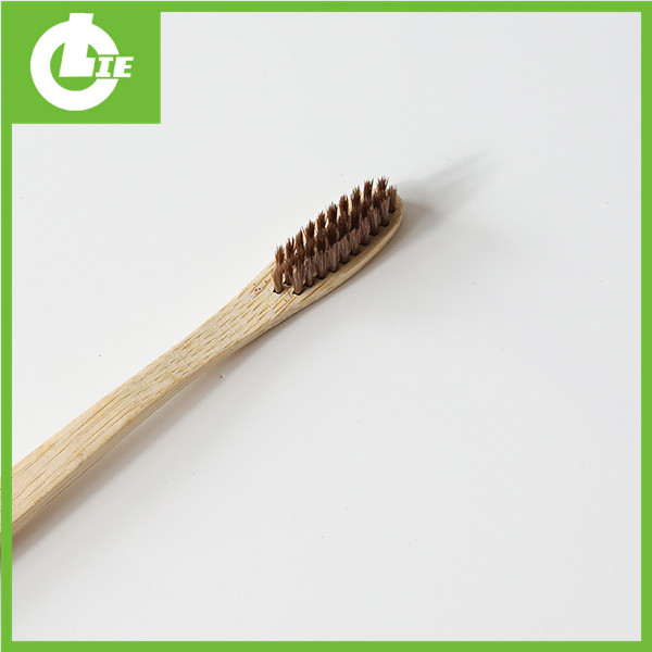 Bamboo Toothbrush With A Thin Neck Handle