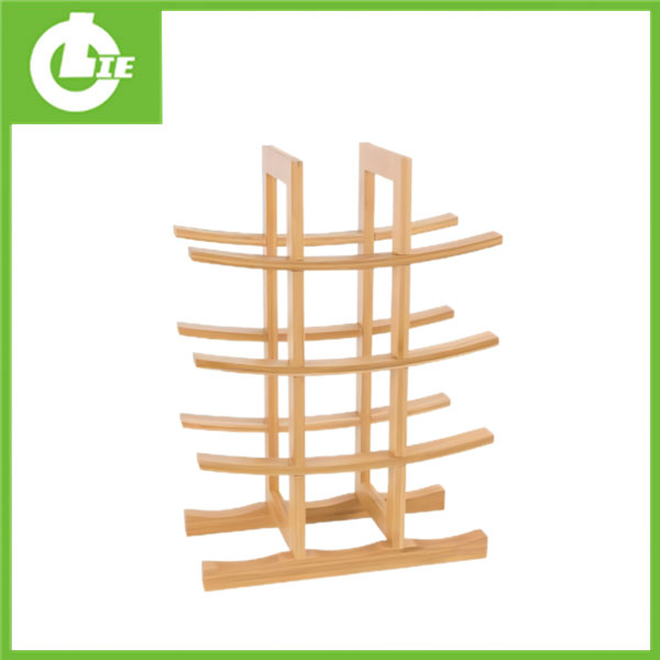 Bamboo Retractable Wine Rack