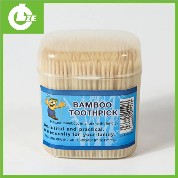 Toothpick Bambu Transparan Kothak