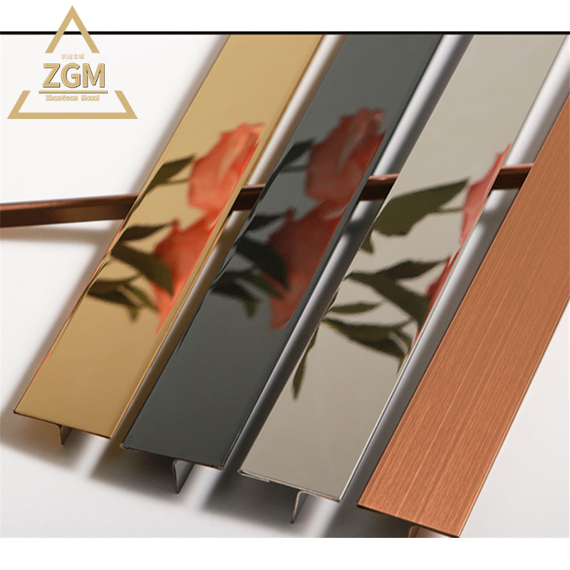 Decorative Stainless Steel Tile Trim Profile