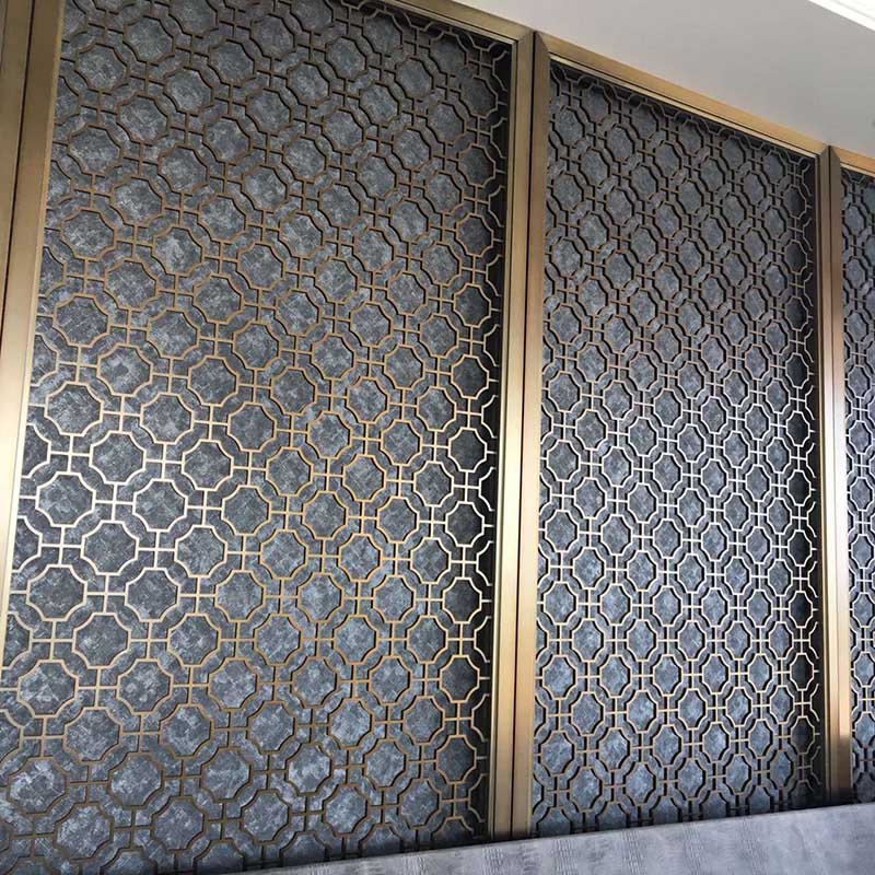Mirror Stainless Steel Screen Partition