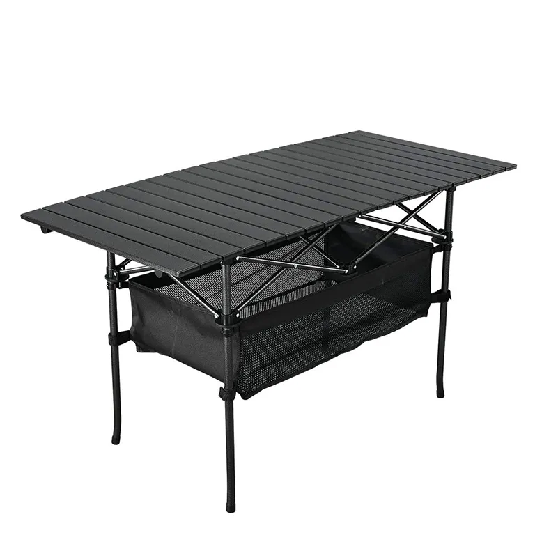 Ajustar la mesa de camping plegable