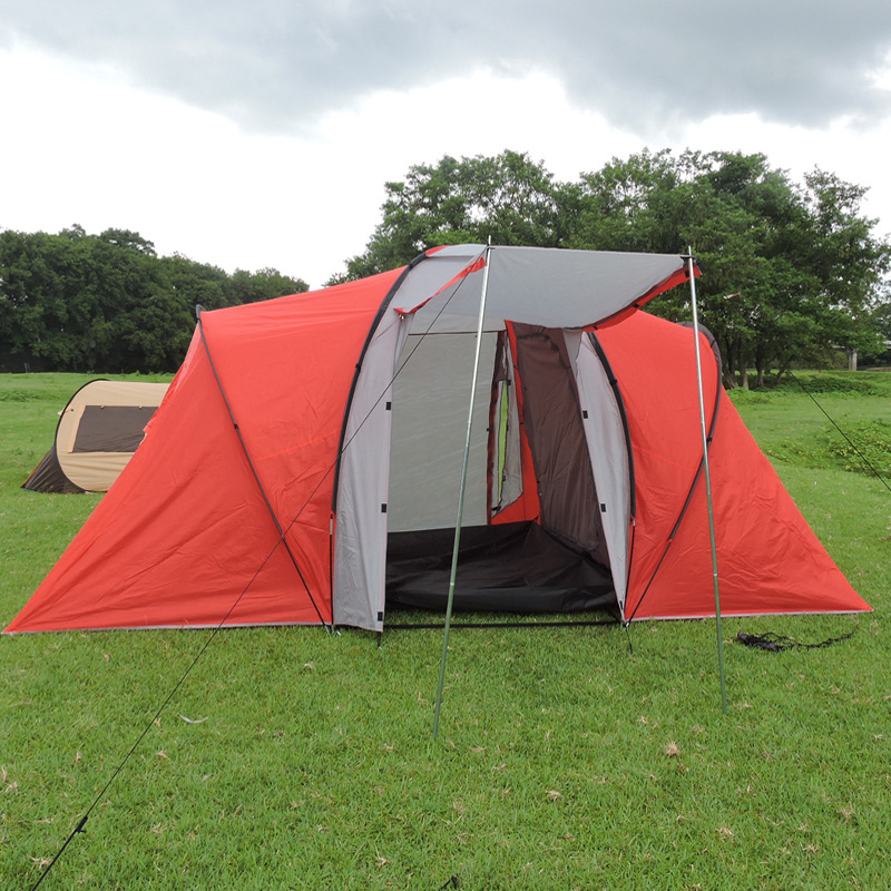 Dobbeltlags familiecamping udendørs vandtæt telt