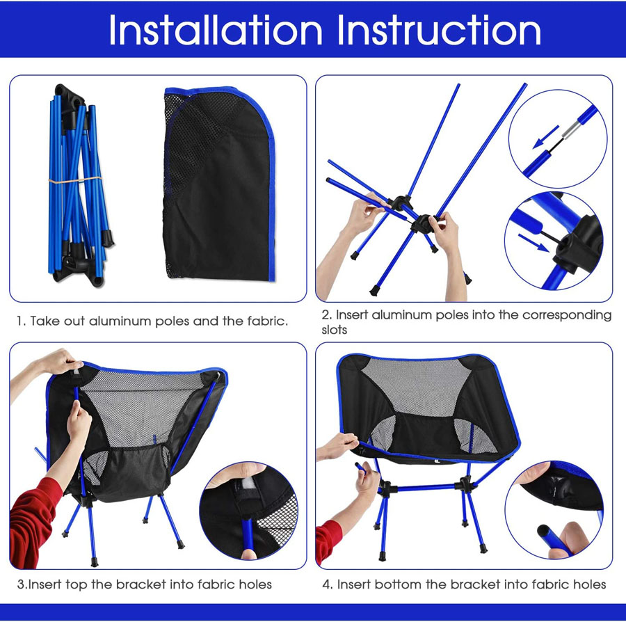 Chanhone Pocket Folding Chair