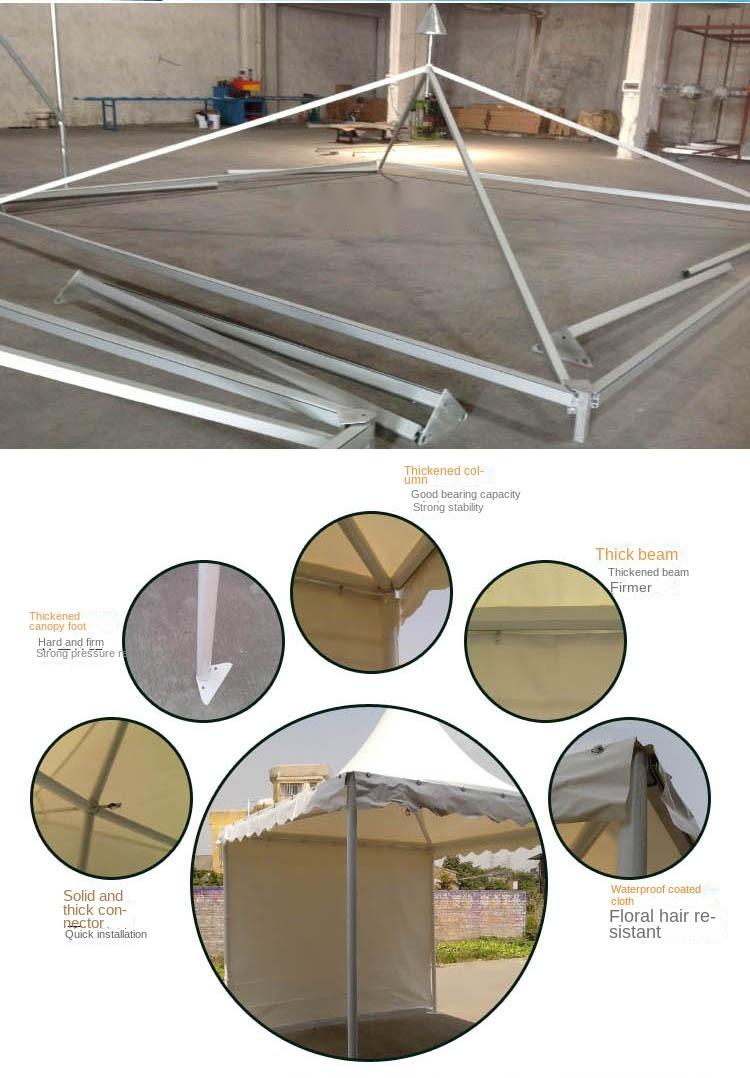 European-style Wedding Spire Tent Outdoor Aluminum Alloy Auto Show Event Ceiling Canopy Tent Outdoor