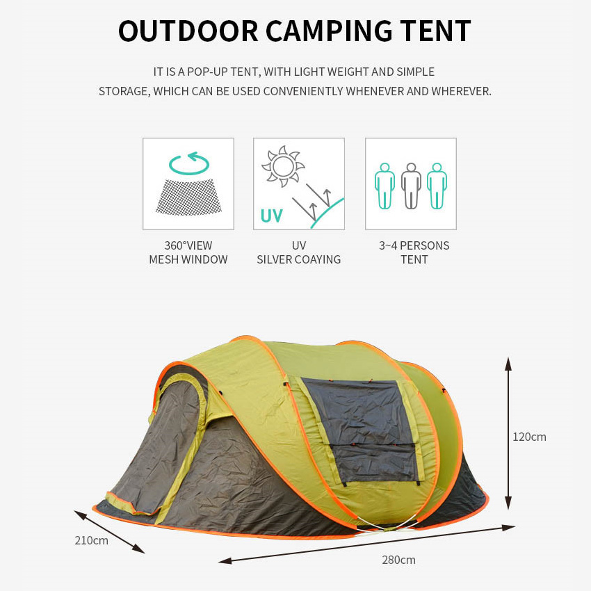 Pop Up tent ຫາດຊາຍ