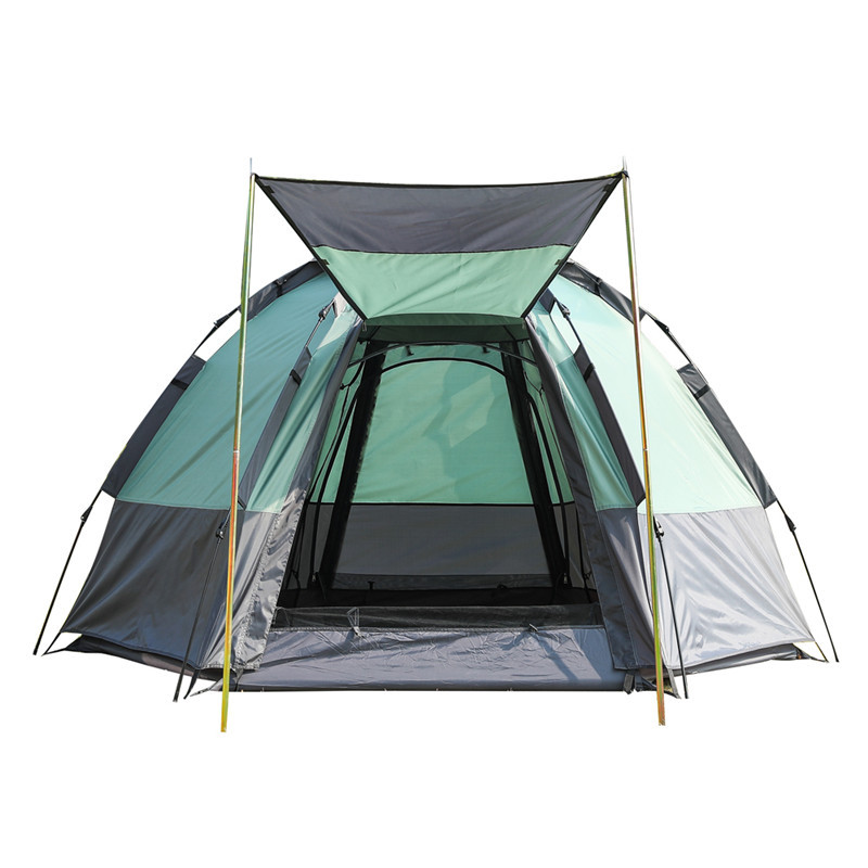 Tente de camping hexagonale épaissie